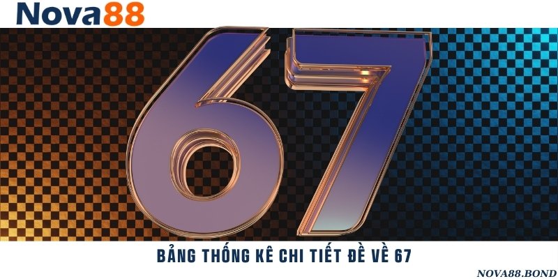 Các bảng thống kê chi tiết theo đề chạm và dàn số thường gặp khi về đề 67