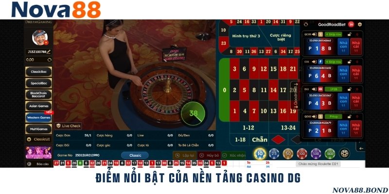 Thế mạnh vượt trội của nền tảng Casino DG trên thị trường quốc tế