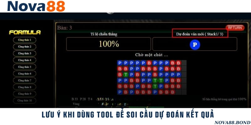 Chú ý quan trọng trong quá trình cài đặt và sử dụng tool game bài Baccarat