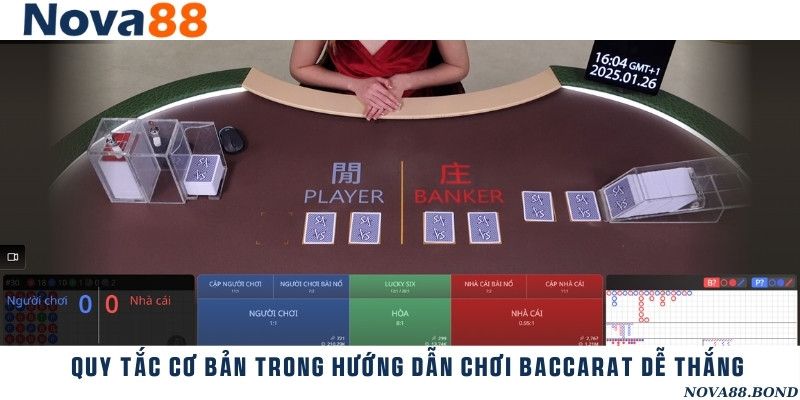 Quy tắc chơi Baccarat cơ bản