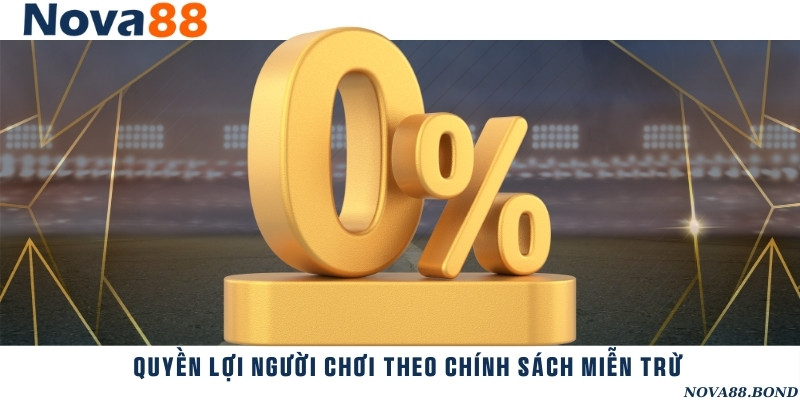 Quyền lợi của người chơi khi tham gia đặt cược theo chính sách miễn trừ