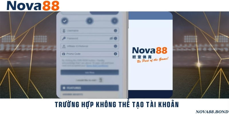 Hướng dẫn xử lý những trường hợp không thể tạo tài khoản cá cược thể thao